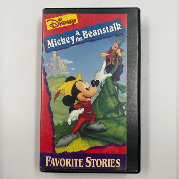 Media | Disney Favorite Stories Mickey And The Beanstalk Vhs | Poshmark
